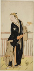 III. Ichikawa Yaozo színész Oboshi Yuranosuke szerepében a Kanadehon Chushingura című darabban, a Nakamura Színházban az Ötödik hónapban, 1786 alkotó: Katsukawa Shunsho