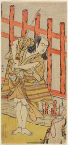 A színész Ichikawa Yaozo_ a karakterben, 18. század vége alkotó: Katsukawa Shunsho