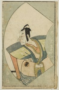 A színész Matsumoto Koshiro II, "A színpadi rajongók képeskönyve (Ehon butai ogi)" alkotó: Katsukawa Shunsho