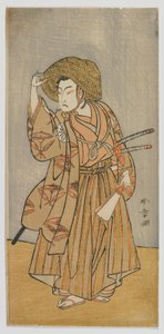 Tea Ac és r Matsumoto Gunpaku I V, mint Nagoya Yamazaburo, Edo Perio d alkotó: Katsukawa Shunsho