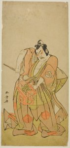 A színész, Nakamura Sukegoro II azonosítatlan szerepben alkotó: Katsukawa Shunsho