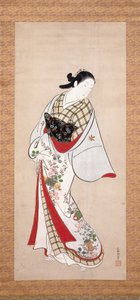 Takao portréja (tinta és színes papíron) alkotó: Katsunobu Kondo