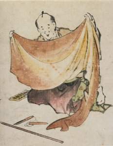Egy ruhakereskedő, 18. század vége – 19. század eleje. alkotó: Katsushika Hokusai
