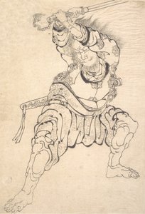 Egy Harcos. alkotó: Katsushika Hokusai