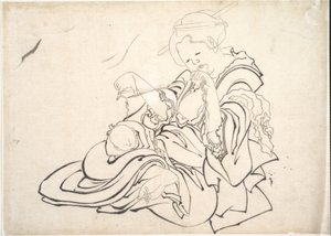Egy nő és egy csecsemő alkotó: Katsushika Hokusai
