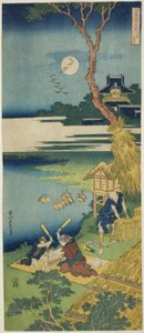 Ariwara no Narihira, A kínai és japán versek igazi tükre című sorozatból alkotó: Katsushika Hokusai