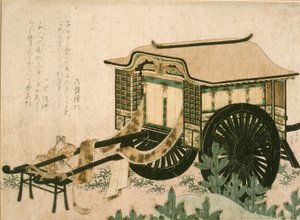 Udvari kocsi alkotó: Katsushika Hokusai