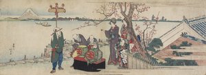 A Daikagura előadói alkotó: Katsushika Hokusai