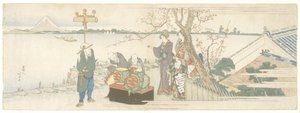 Daikagura előadók, 1801-1805 alkotó: Katsushika Hokusai