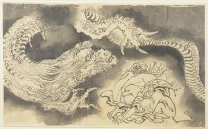 Sárkány alkotó: Katsushika Hokusai