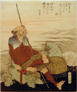 Halászok a tengerparton alkotó: Katsushika Hokusai