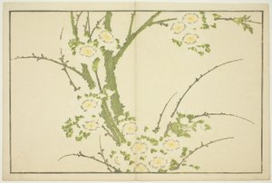 Virágok, Hokusai valósághű festményeinek képeskönyvéből (Hokusai shashin gafu) alkotó: Katsushika Hokusai