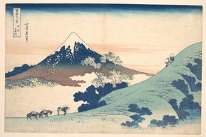 A Fuji-hegy az Inume ()-hágóról alkotó: Katsushika Hokusai
