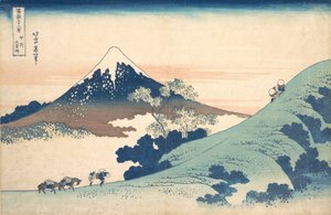Fuji az Inume Passból. alkotó: Katsushika Hokusai