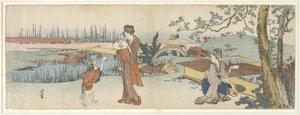 Aranyhal-árus, 1801-1805 alkotó: Katsushika Hokusai