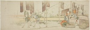 Festett ruha leakasztása alkotó: Katsushika Hokusai