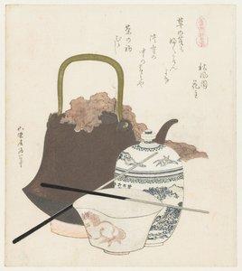 Sôma kerámiák Somayaki (cím a tárgyon) Egy sorozat lovakkal (sorozat címe) Uma zukushi (sorozat címe az objektumon) alkotó: Katsushika Hokusai