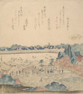 Tájkép. alkotó: Katsushika Hokusai