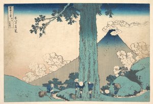 A Kai tartományban található Mishima-hágó (Kōshū Mishima goe), a „A Fuji-hegy harminchat látképe” (Fugaku sanjūrokkei) című sorozatból alkotó: Katsushika Hokusai