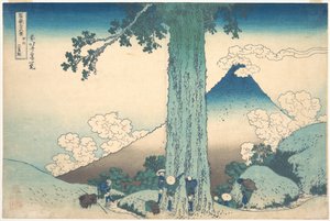 A Kai tartományban található Mishima-hágó (Kōshū Mishima goe), a „A Fuji-hegy harminchat látképe” (Fugaku sanjūrokkei) című sorozatból alkotó: Katsushika Hokusai