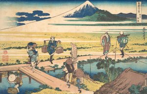 Nakahara Sagami tartományban Soshu Nakahara, a Thirty-six Views of M... sorozatból, kb. 1830-32. alkotó: Katsushika Hokusai