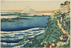 Poe m, Yamabe no Akajin, a Te sorozatból alkotó: Katsushika Hokusai