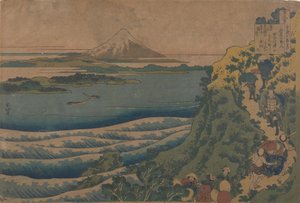 Yamade no Akahito verse alkotó: Katsushika Hokusai
