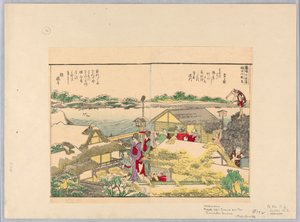 Jelenet a Sumida-folyón alkotó: Katsushika Hokusai