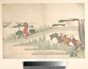Tavasz a rizsföldeken alkotó: Katsushika Hokusai