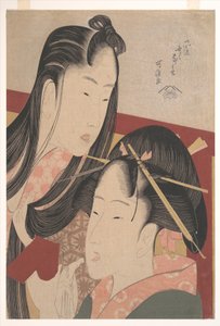 „A földi cseresznye nyikorgatása”, a „Hét divatos, haszontalan szokás” (Furyu nakute nana kuse) című sorozatból alkotó: Katsushika Hokusai