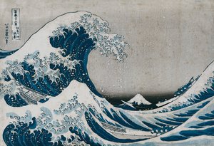 A Nagy Hullám Kanagawánál, a "36 Views of Mount Fuji" sorozatból alkotó: Katsushika Hokusai