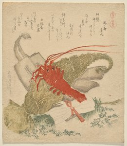 A Szent Lófű és más újév alkotó: Katsushika Hokusai