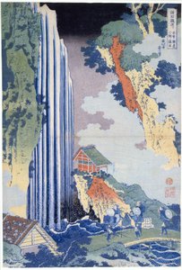 Az Ono-vízesés a Kisokaido mentén alkotó: Katsushika Hokusai