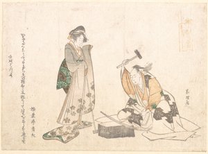 A kardkovács alkotó: Katsushika Hokusai