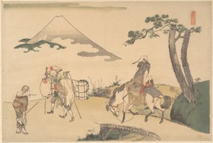 A Fuji-hegy csúcsa alkotó: Katsushika Hokusai
