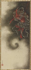 Mennydörgés isten, Edo-korszak alkotó: Katsushika Hokusai