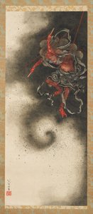 Mennydörgés isten, Edo-korszak alkotó: Katsushika Hokusai