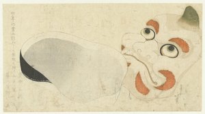 Két maszk alkotó: Katsushika Hokusai