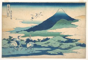 „Az Umezawa-birtok Sagami tartományban”, a „A Fuji-hegy harminchat látképe” (Fugaku sanjūrokkei, Sōshū Umezawa zai) című sorozatból alkotó: Katsushika Hokusai