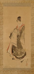 Sétáló kurtizán alkotó: Katsushika Hokusai