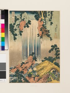 Yoro vízesés Mino tartományban (másolat) alkotó: Katsushika Hokusai