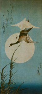 Két vadlúd alkotó: Katsushika Hokusai