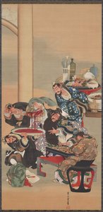 Guanyu karján operál alkotó: Katsushika Ōi