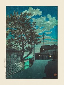 Kamezaki Bishu 1928 alkotó: Kawase Hasui