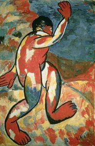 Egy fürdőző, 1911 (guache papíron)