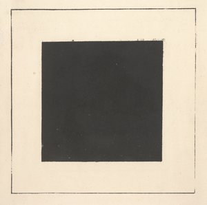 Fekete négyzet a "Szuprematizmus: 34 rajz" című kötetből. alkotó: Kazimir Severinovich Malevich