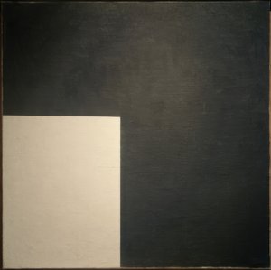 Fekete és fehér. Szuprematista összetétel alkotó: Kazimir Severinovich Malevich
