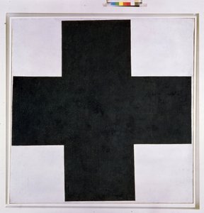 Croix noire (Fekete kereszt), 1923 körül (olaj, vászon) alkotó: Kazimir Severinovich Malevich
