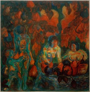 Gyümölcsszedés / Bőség alkotó: Kazimir Severinovich Malevich