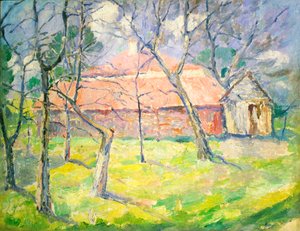 Kijev melletti táj, 1930. alkotó: Kazimir Severinovich Malevich